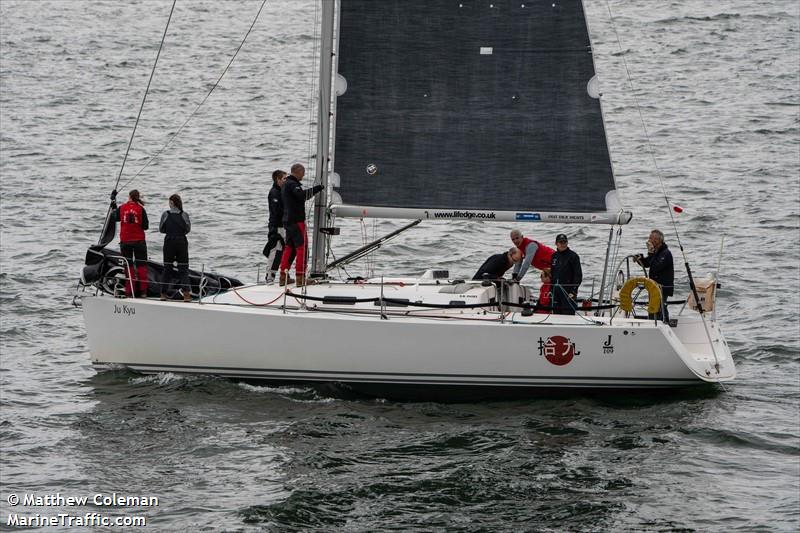 ju kyu (Pleasure craft) - IMO , MMSI 235053546, Call Sign MQTF3 under the flag of United Kingdom (UK)