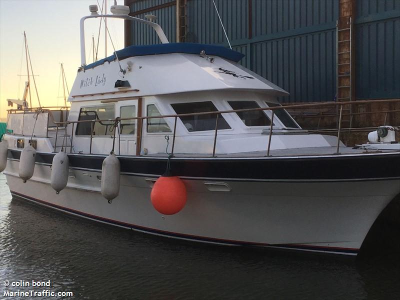 witch lady (Pleasure craft) - IMO , MMSI 235111808, Call Sign 2IPY5 under the flag of United Kingdom (UK)