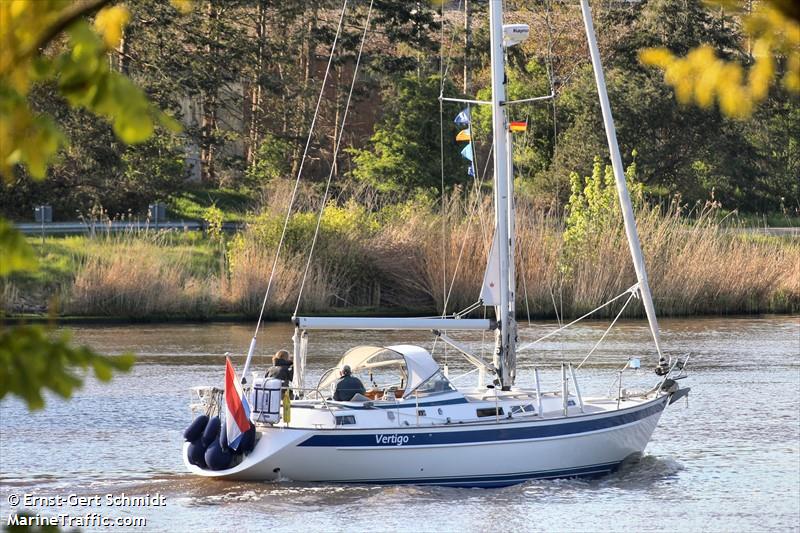 vertigo (Sailing vessel) - IMO , MMSI 244030450, Call Sign PF7445 under the flag of Netherlands