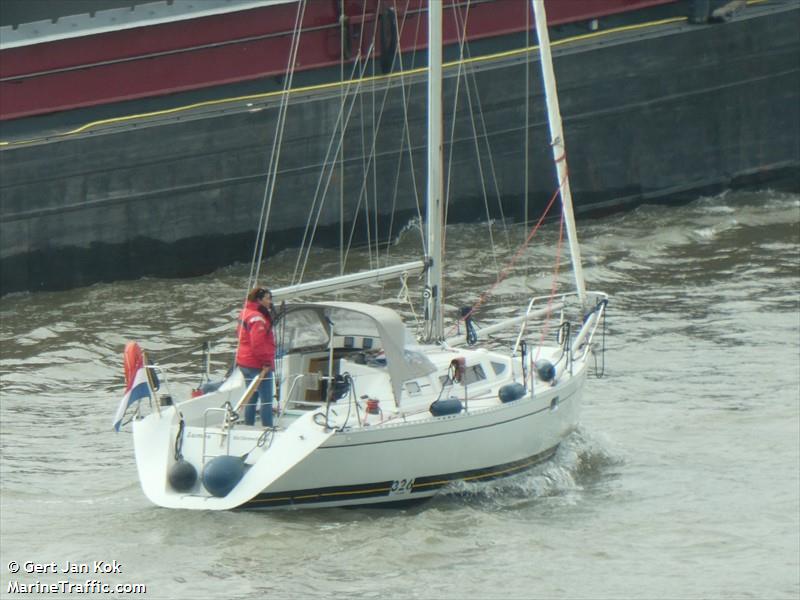 lumos (Sailing vessel) - IMO , MMSI 244314991, Call Sign PF7234 under the flag of Netherlands