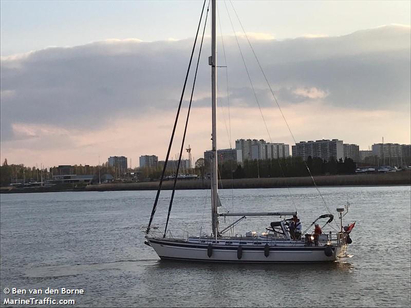 mathiba (Sailing vessel) - IMO , MMSI 244615867, Call Sign PE6388 under the flag of Netherlands