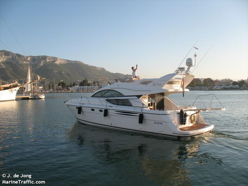 la sirena (Pleasure craft) - IMO , MMSI 244630892, Call Sign PB2252 under the flag of Netherlands