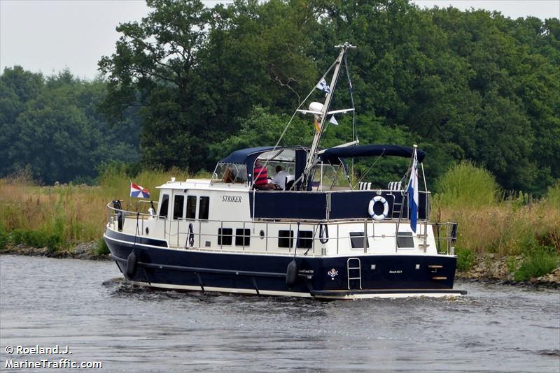 the striker (Pleasure craft) - IMO , MMSI 244660348, Call Sign PC4640 under the flag of Netherlands