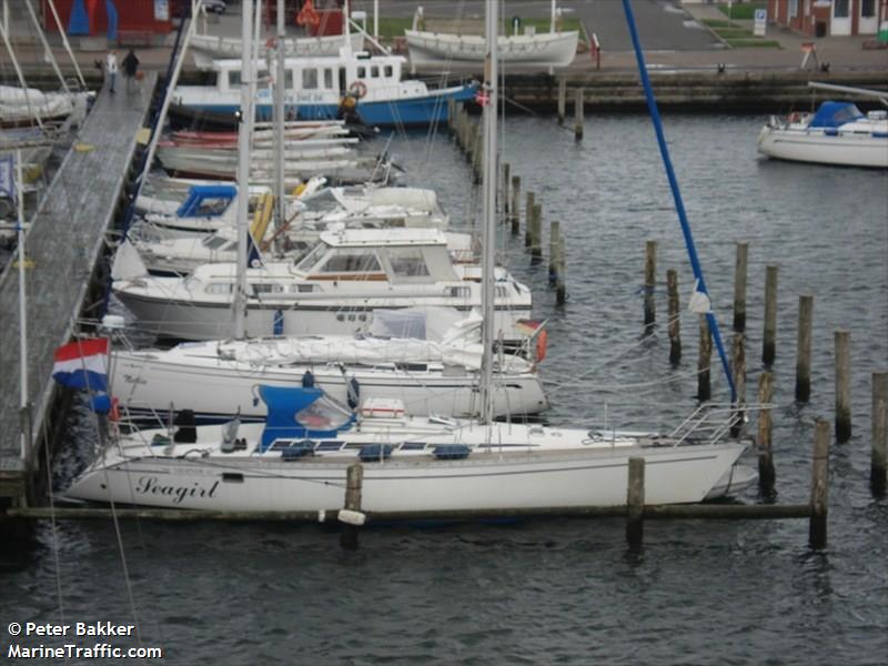 seagirl (Pleasure craft) - IMO , MMSI 244810588, Call Sign PF2859 under the flag of Netherlands