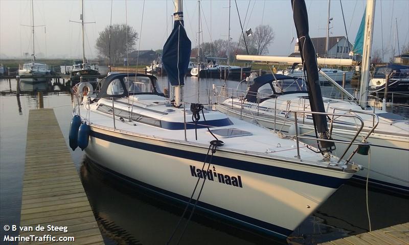 kardinaal (Sailing vessel) - IMO , MMSI 244810909, Call Sign PD2726 under the flag of Netherlands