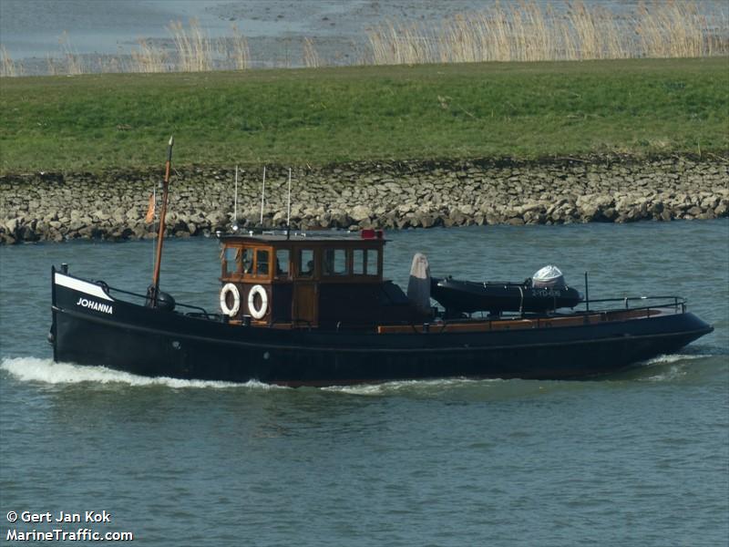 johanna (Pleasure craft) - IMO , MMSI 244830297, Call Sign PI6463 under the flag of Netherlands