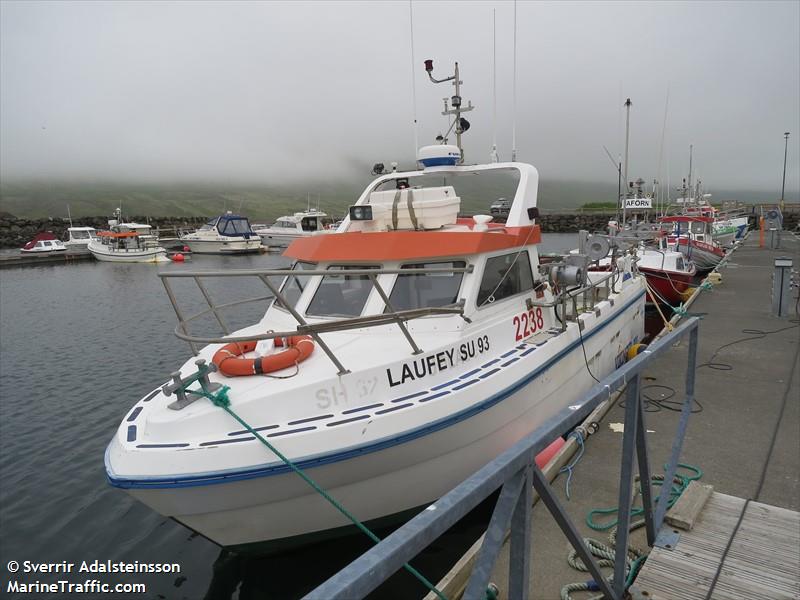 laufey (Fishing vessel) - IMO , MMSI 251243540, Call Sign 2238 under the flag of Iceland