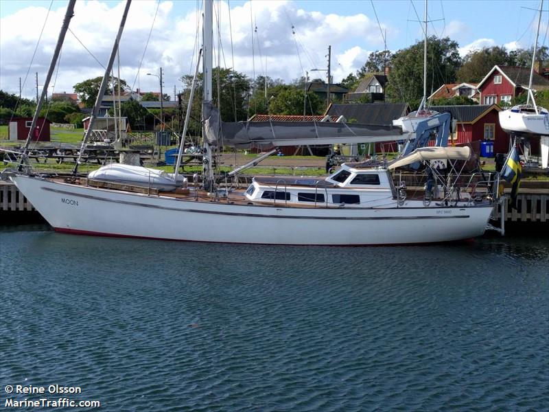moon (Sailing vessel) - IMO , MMSI 265525820, Call Sign SFC9810 under the flag of Sweden