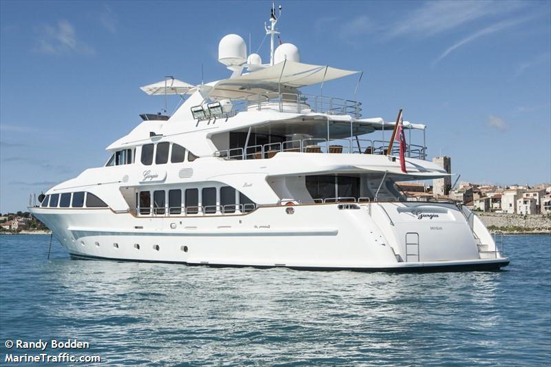 giorgia (Pleasure craft) - IMO , MMSI 319086600, Call Sign ZGFD5 under the flag of Cayman Islands