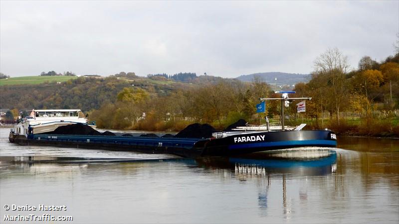 faraday (Cargo ship) - IMO , MMSI 205388390, Call Sign OT3883 under the flag of Belgium