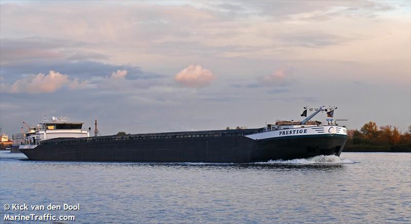 prestige (Cargo ship) - IMO , MMSI 205414190, Call Sign OT4141 under the flag of Belgium