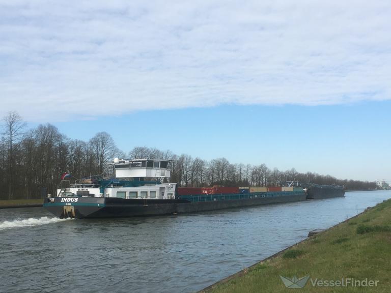 indus (Cargo ship) - IMO , MMSI 205529590, Call Sign OT5295 under the flag of Belgium