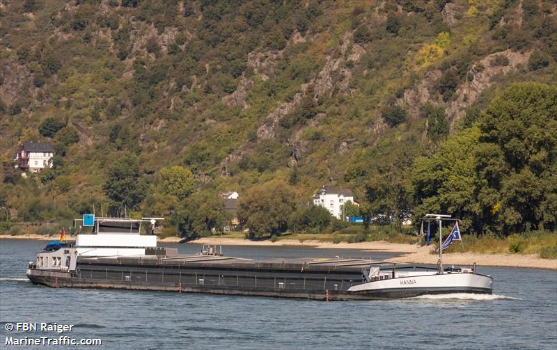 hanna (Cargo ship) - IMO , MMSI 211486360, Call Sign DJ3594 under the flag of Germany