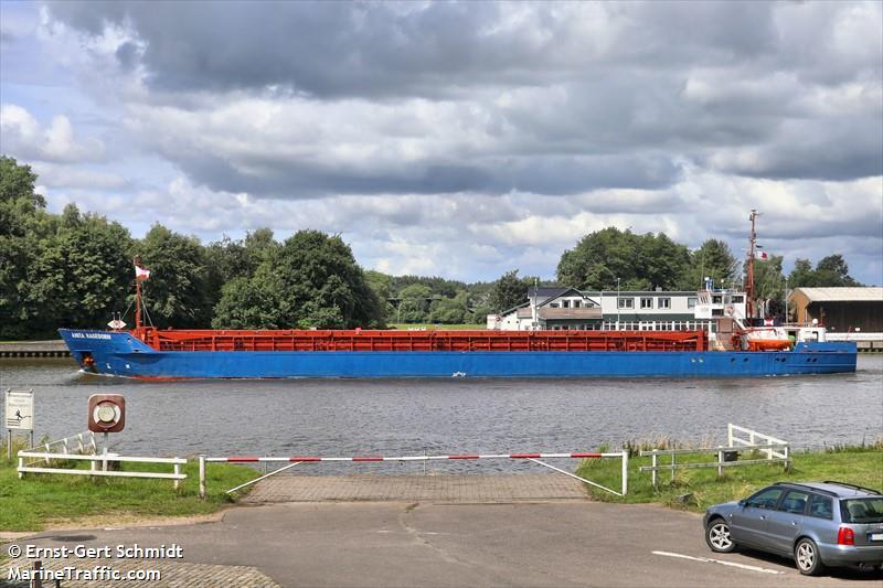 anita hagedorn (General Cargo Ship) - IMO 8505927, MMSI 211686000, Call Sign DCTO under the flag of Germany