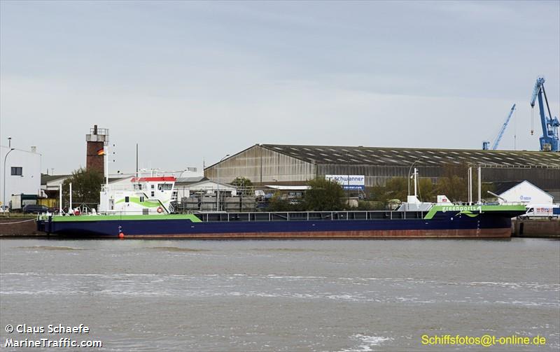 greenports 1 (Cargo ship) - IMO , MMSI 211718100, Call Sign DK8884 under the flag of Germany