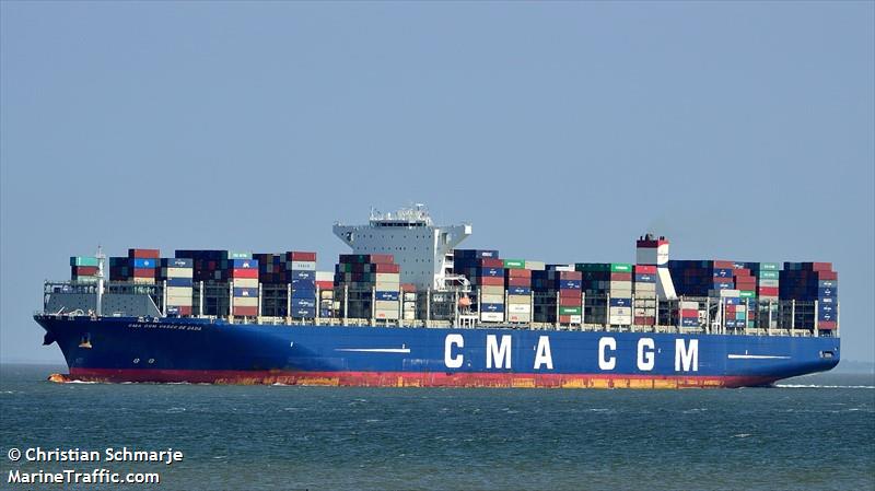 cmacgm vasco de gama (Container Ship) - IMO 9706889, MMSI 215173000, Call Sign 9HA4993 under the flag of Malta