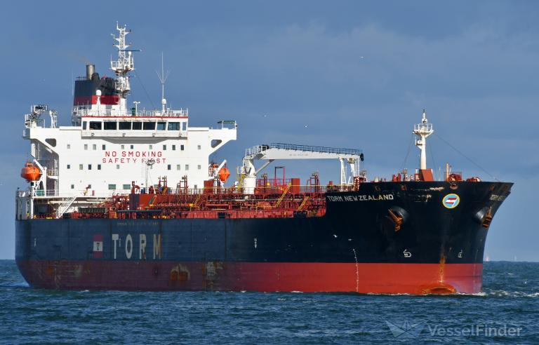torm new zealand (Chemical/Oil Products Tanker) - IMO 9443152, MMSI 219249000, Call Sign OYZD2 under the flag of Denmark