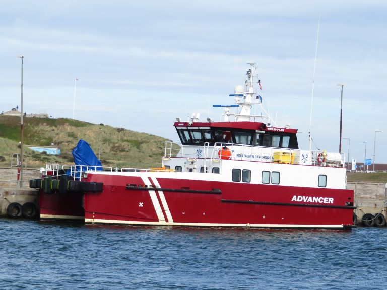 advancer (Offshore Tug/Supply Ship) - IMO 9686429, MMSI 219472000, Call Sign OWMI2 under the flag of Denmark