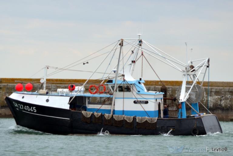 fv jean renet (Fishing vessel) - IMO , MMSI 227573130, Call Sign FSMY under the flag of France