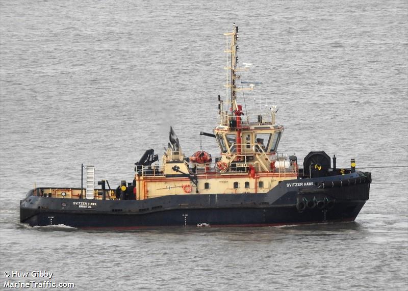 svitzer hawk (Tug) - IMO 9431068, MMSI 232019514, Call Sign MEIY4 under the flag of United Kingdom (UK)