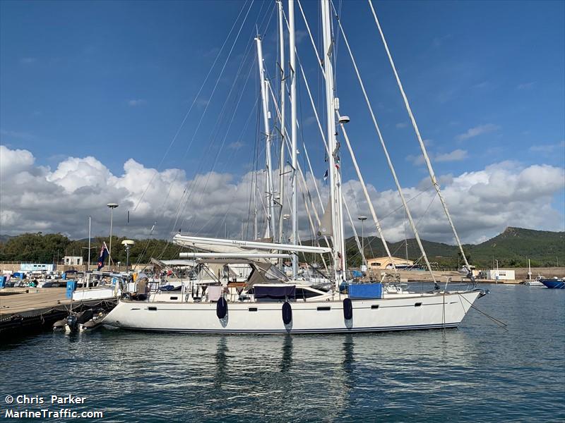 mistral (Sailing vessel) - IMO , MMSI 235003323 under the flag of United Kingdom (UK)