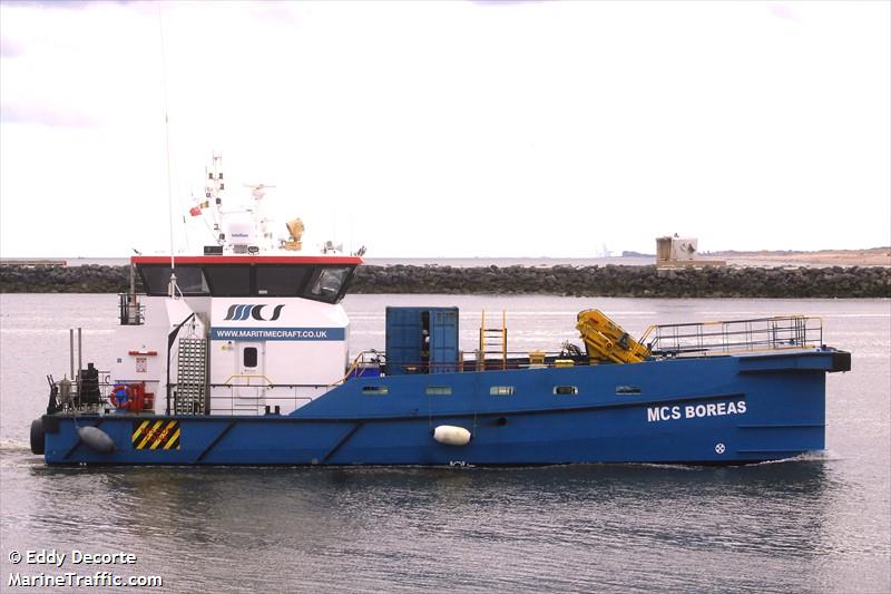 mcs boreas (Offshore Tug/Supply Ship) - IMO 9679098, MMSI 235096501, Call Sign 2GDR8 under the flag of United Kingdom (UK)