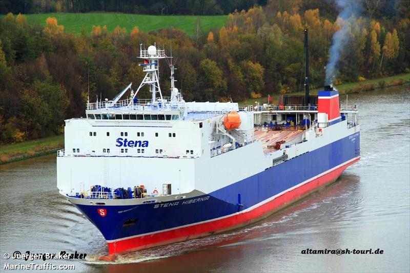 stena hibernia (Ro-Ro Cargo Ship) - IMO 9121637, MMSI 235102224, Call Sign 2HBG6 under the flag of United Kingdom (UK)