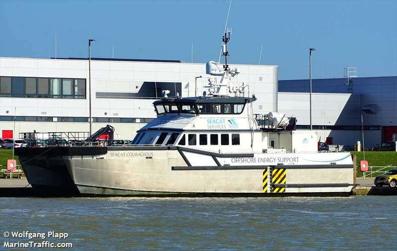 seacat courageous (HSC) - IMO , MMSI 235108711, Call Sign 2IDC8 under the flag of United Kingdom (UK)