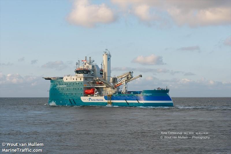 acta centaurus (Offshore Support Vessel) - IMO 9850355, MMSI 244341000, Call Sign PBOI under the flag of Netherlands