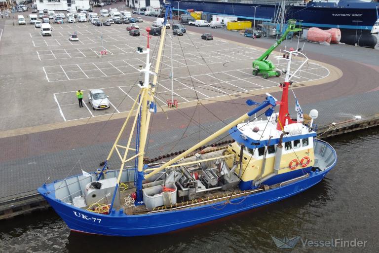 uk77 albert h (Fishing Vessel) - IMO 8431827, MMSI 244446000, Call Sign PHIG under the flag of Netherlands