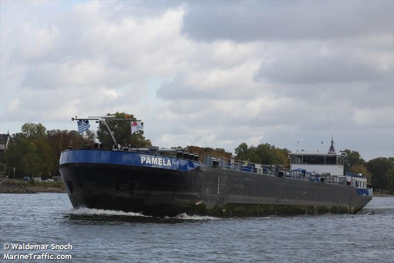 pamela (Tanker) - IMO , MMSI 244700599, Call Sign PB4344 under the flag of Netherlands