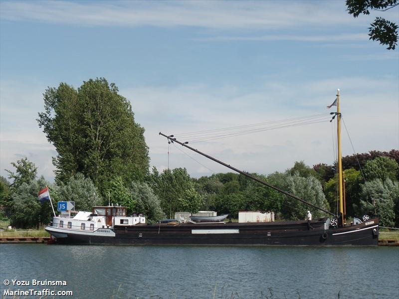 gerarda (Cargo ship) - IMO , MMSI 244740536, Call Sign PF4 under the flag of Netherlands