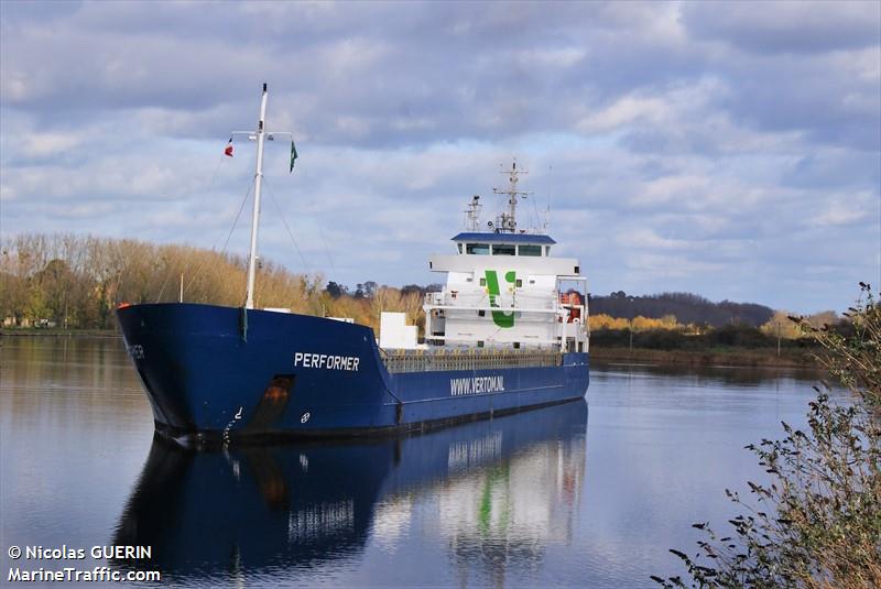 performer (General Cargo Ship) - IMO 9376452, MMSI 244989000, Call Sign PHLY under the flag of Netherlands