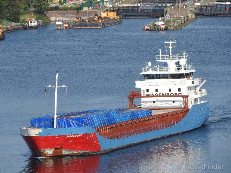 nordborg (General Cargo Ship) - IMO 9148180, MMSI 245157000, Call Sign PIBU under the flag of Netherlands