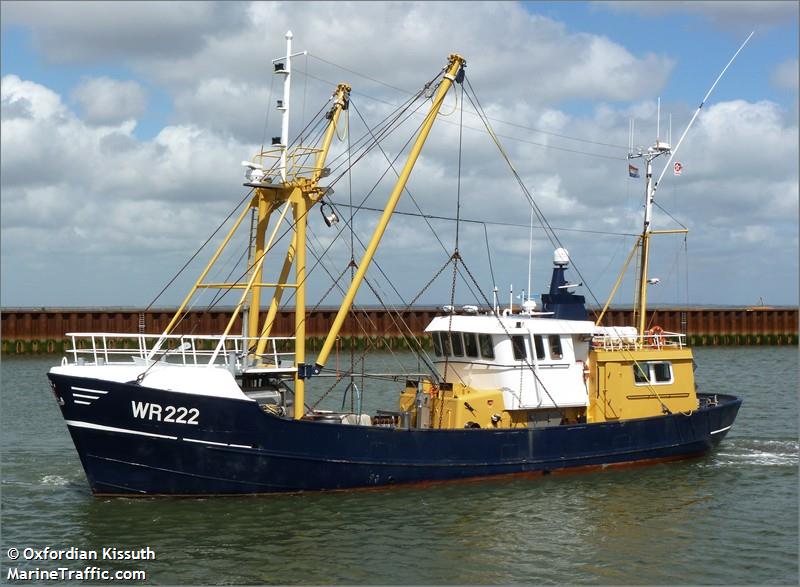 wr222 anna tatjana (Fishing Vessel) - IMO 8431712, MMSI 245458000, Call Sign PCRL under the flag of Netherlands