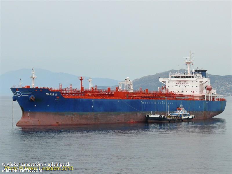 maria m (Chemical/Oil Products Tanker) - IMO 9301885, MMSI 247182500, Call Sign IBSK under the flag of Italy