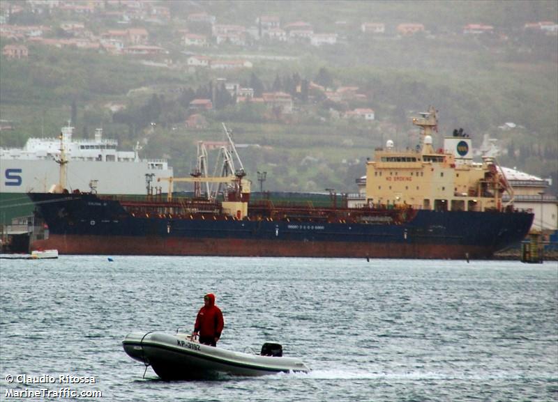 salina m (Chemical/Oil Products Tanker) - IMO 9340910, MMSI 247324900, Call Sign IBCL under the flag of Italy