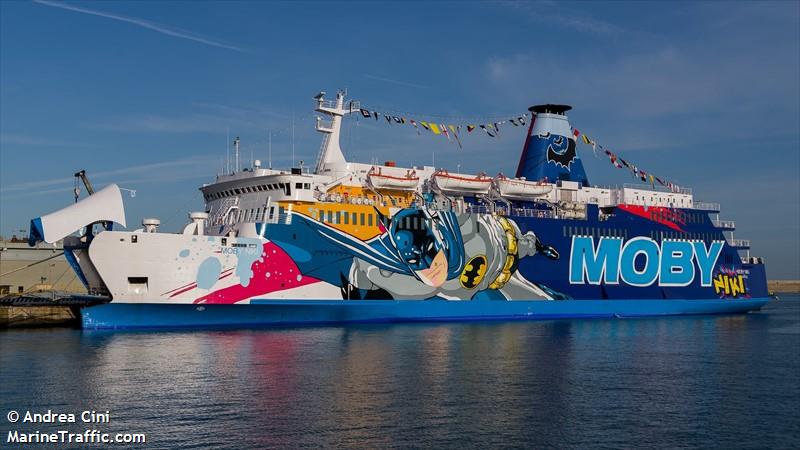 moby niki (Passenger/Ro-Ro Cargo Ship) - IMO 7350090, MMSI 247373600, Call Sign IBPK under the flag of Italy