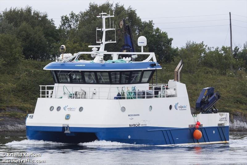 laurits (Dredging or UW ops) - IMO , MMSI 257026860, Call Sign LG9907 under the flag of Norway