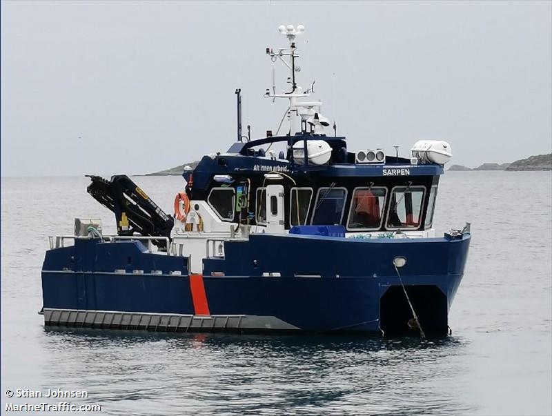 sarpen (Diving ops) - IMO , MMSI 257056810, Call Sign LH2802 under the flag of Norway