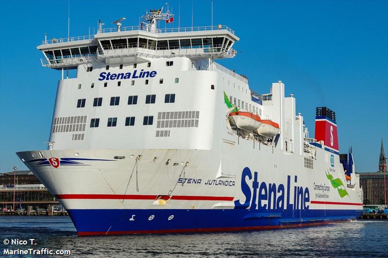 stena jutlandica (Passenger/Ro-Ro Cargo Ship) - IMO 9125944, MMSI 265410000, Call Sign SEAN under the flag of Sweden