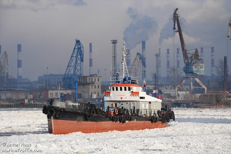 sborschik-1 (Tanker) - IMO , MMSI 273332640 under the flag of Russia