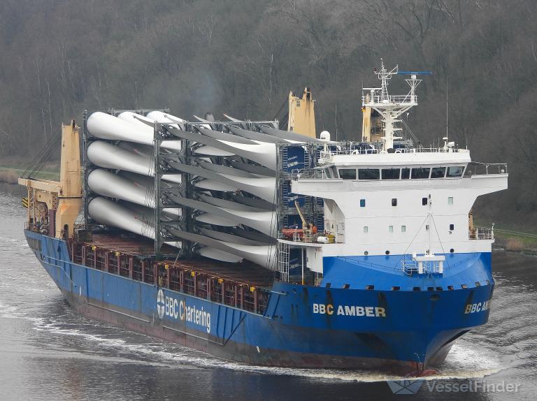 bbc amber (General Cargo Ship) - IMO 9563706, MMSI 305717000, Call Sign V2FL8 under the flag of Antigua & Barbuda