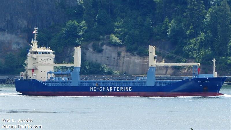 hc lara (General Cargo Ship) - IMO 9415064, MMSI 305866000, Call Sign V2GB5 under the flag of Antigua & Barbuda
