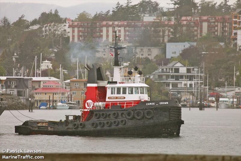 comox crown (Towing vessel (tow>200)) - IMO , MMSI 316003664, Call Sign CFN6633 under the flag of Canada