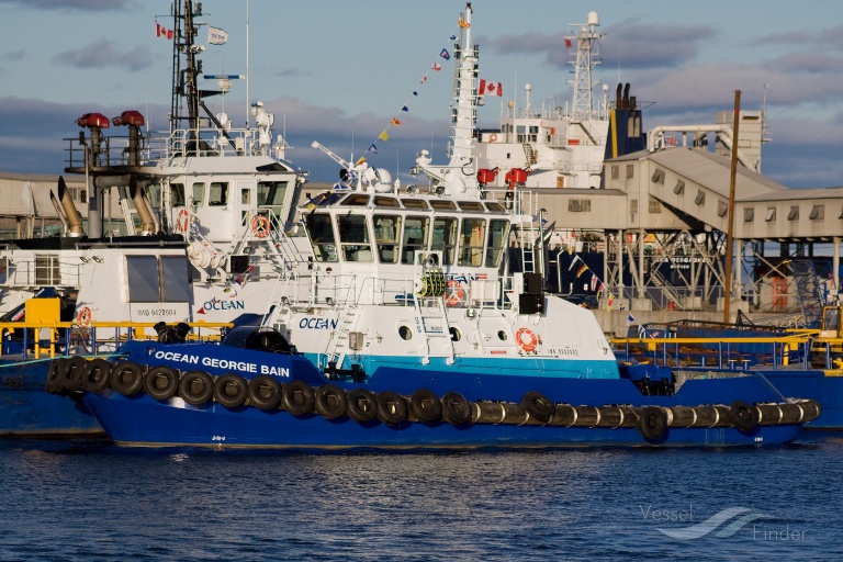 ocean georgie bain (Tug) - IMO 9553892, MMSI 316016013, Call Sign CFK9301 under the flag of Canada