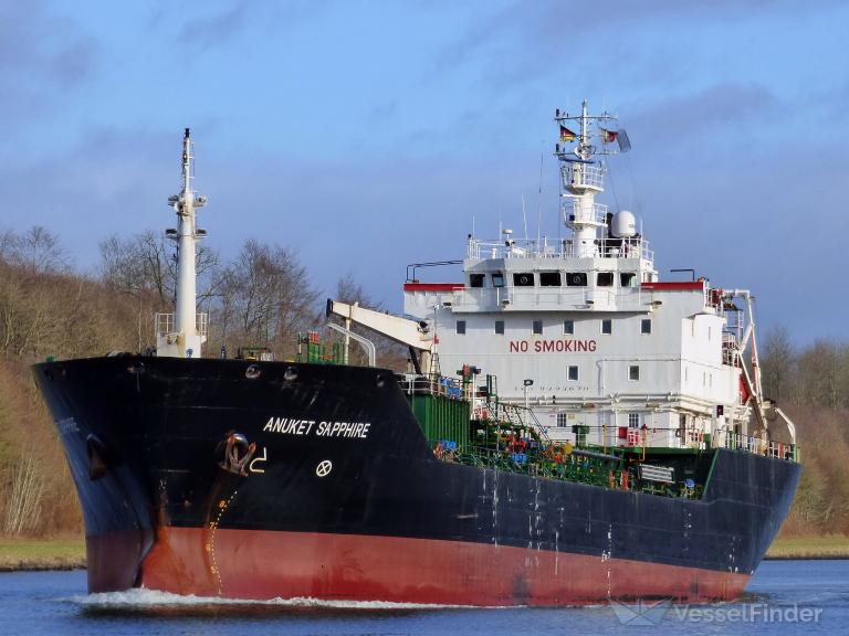 anuket sapphire (Chemical/Oil Products Tanker) - IMO 9393670, MMSI 351007000, Call Sign 3ELS4 under the flag of Panama