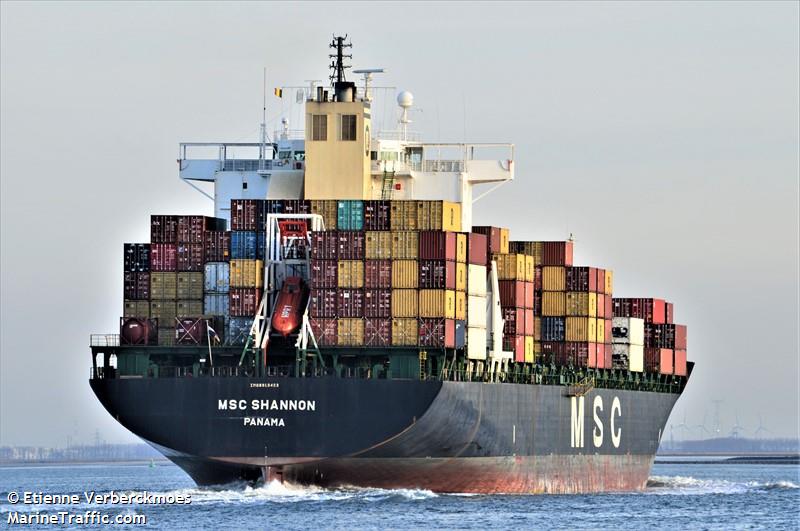 msc shannon (Container Ship) - IMO 8913423, MMSI 354540000, Call Sign HPRY under the flag of Panama