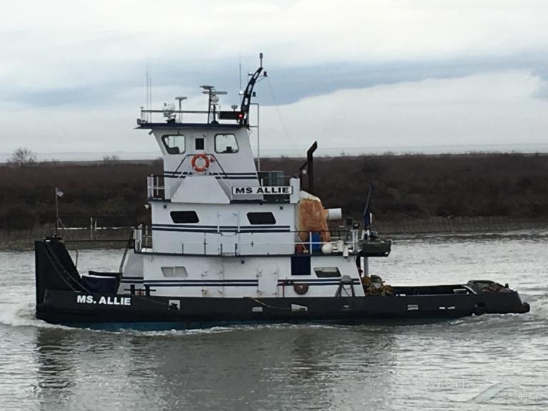 ms. allie (Towing vessel) - IMO , MMSI 367705210, Call Sign WDI5105 under the flag of United States (USA)