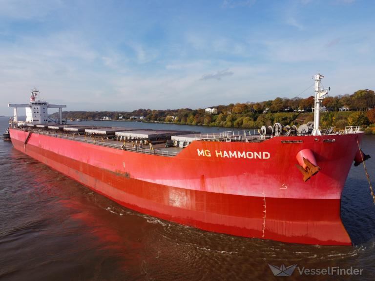 mg hammond (Bulk Carrier) - IMO 9748045, MMSI 374254000, Call Sign 3FMJ5 under the flag of Panama